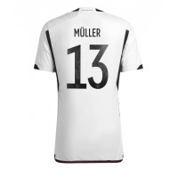 Koszulka piłkarska Niemcy Thomas Muller #13 Strój Domowy MŚ 2022 tanio Krótki Rękaw